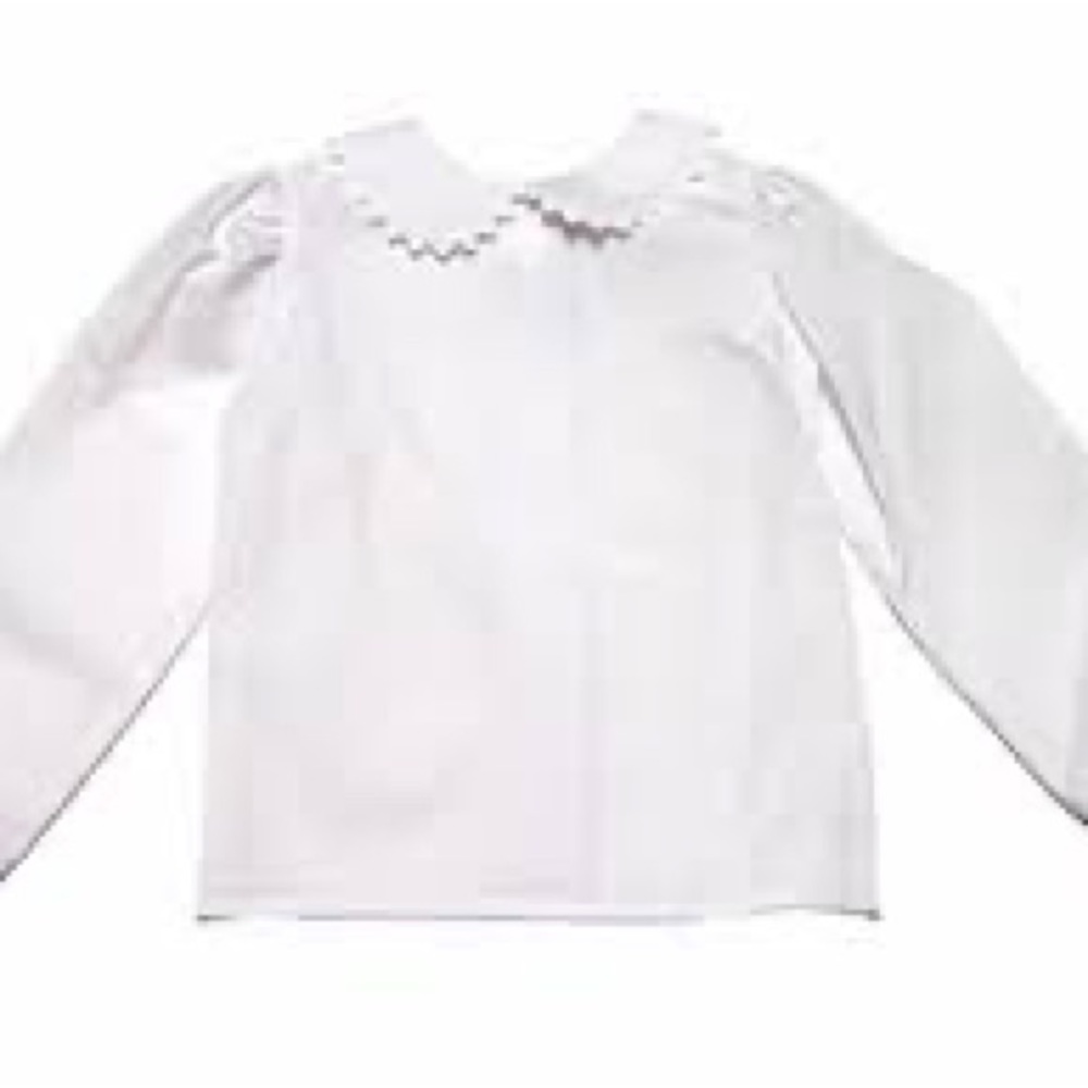 Funtasia Too Long sleeve White Blouse